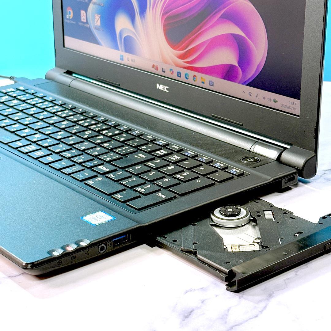 美品☆オフィス付！Corei7・8GB・SSD500・Win11・ノートパソコン