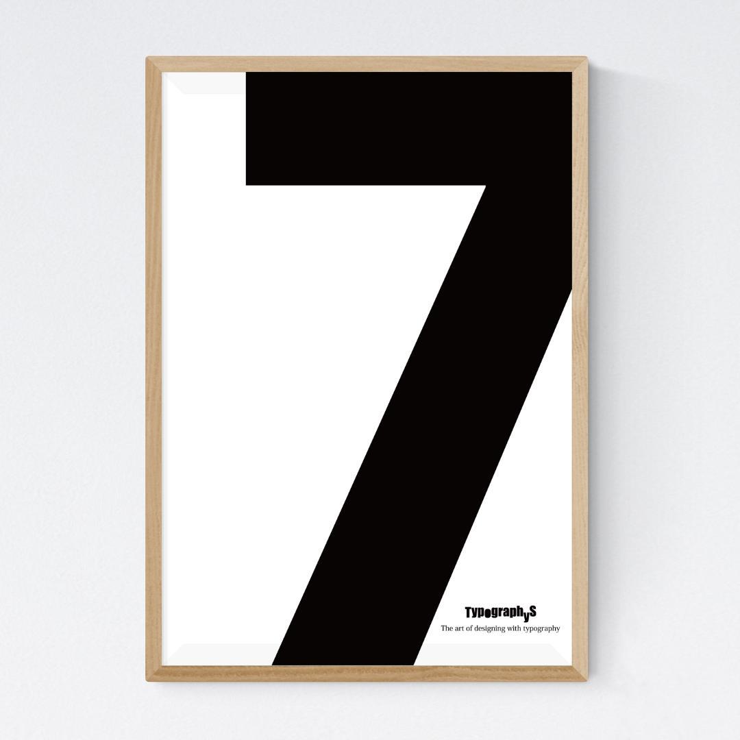 【A2】TYPOGRAPHYSアートポスター（大型A2サイズ）#3747