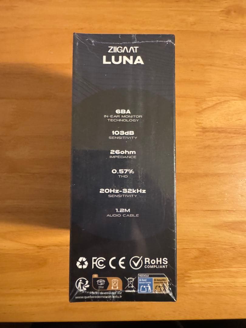 ZiiGaat LUNA 6BA 　新品未使用品