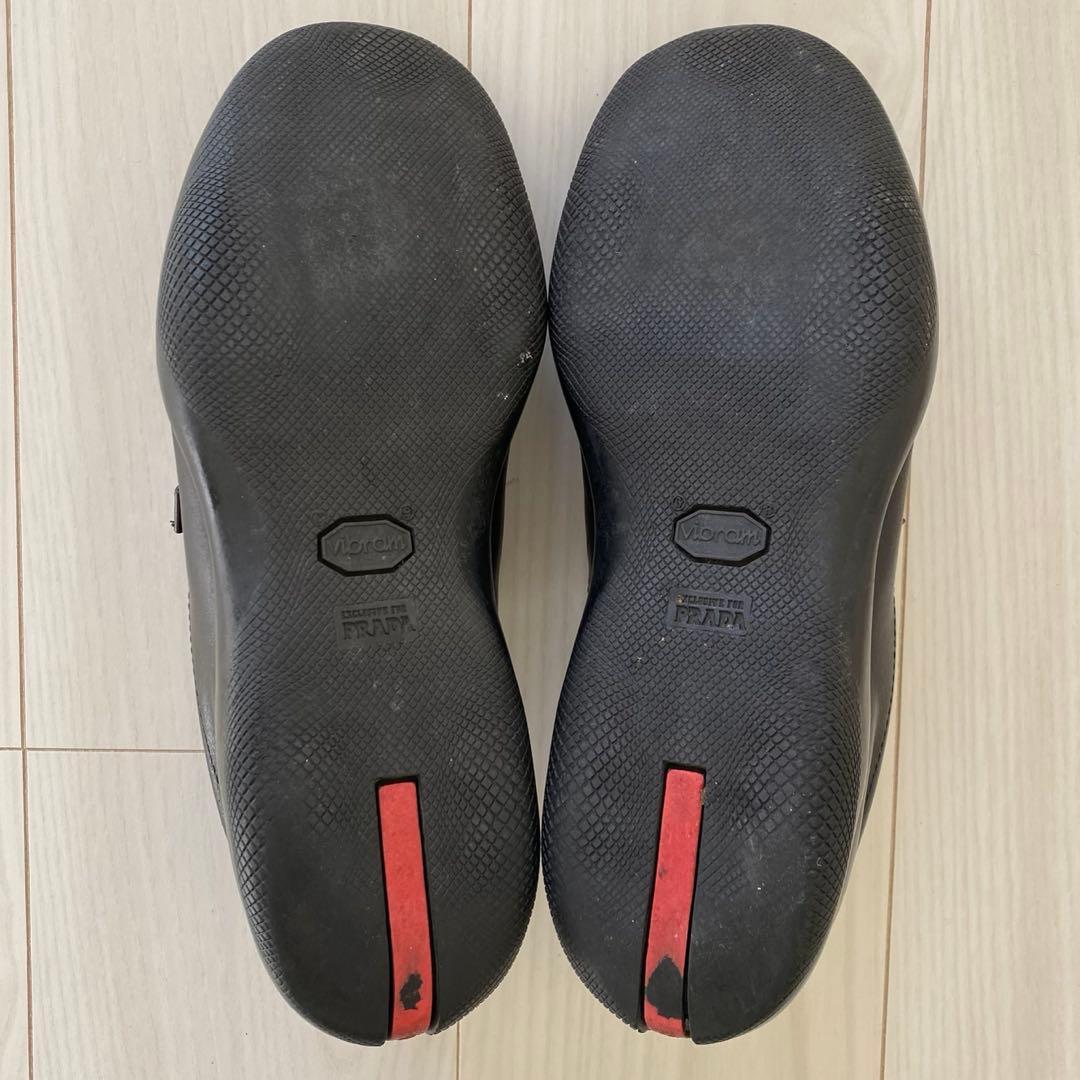 靴 1990s archive prada sports leather shoes