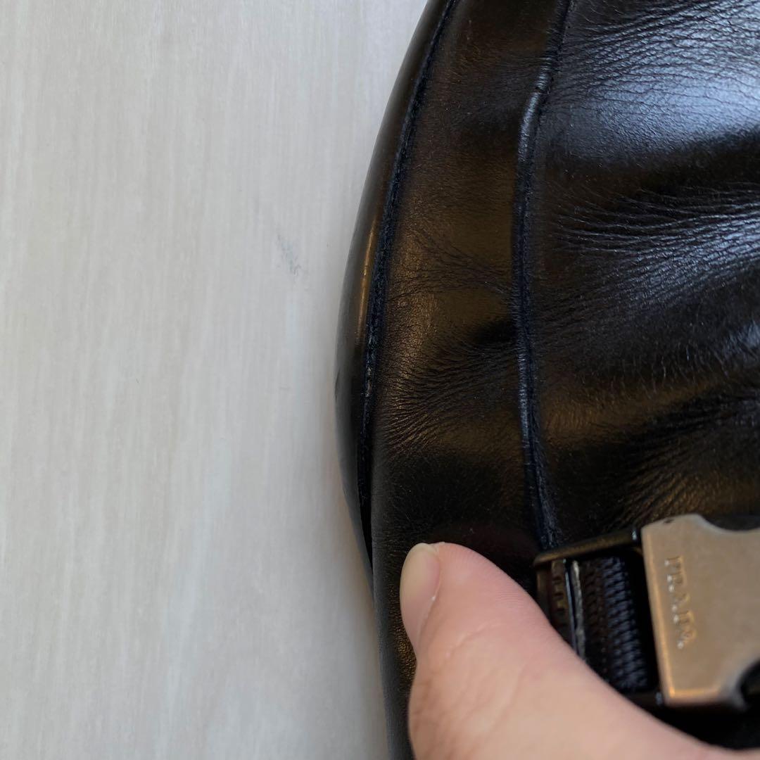 靴 1990s archive prada sports leather shoes