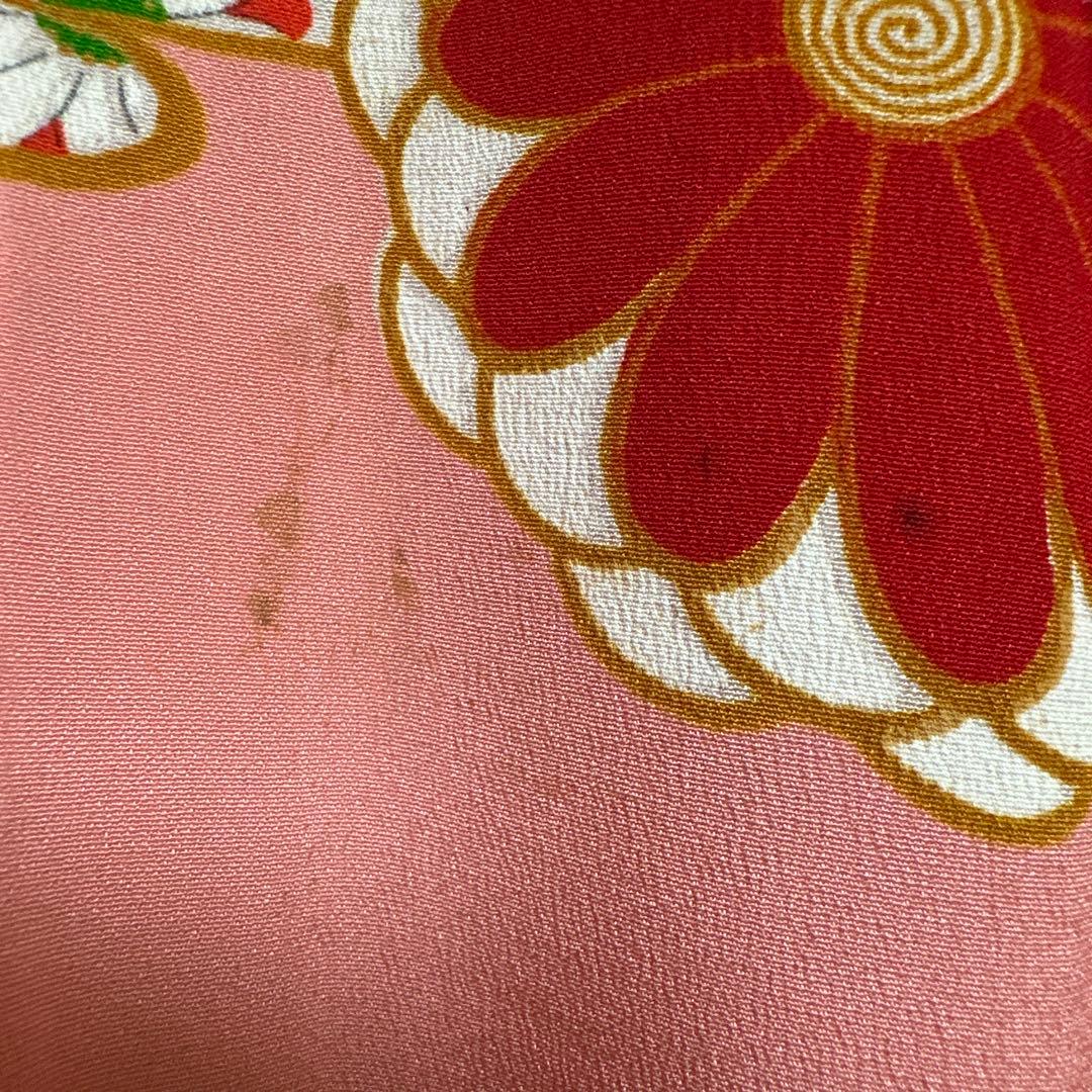 7歳着物　アンティークレトロ柄　着物単品　七五三着物　18ー5