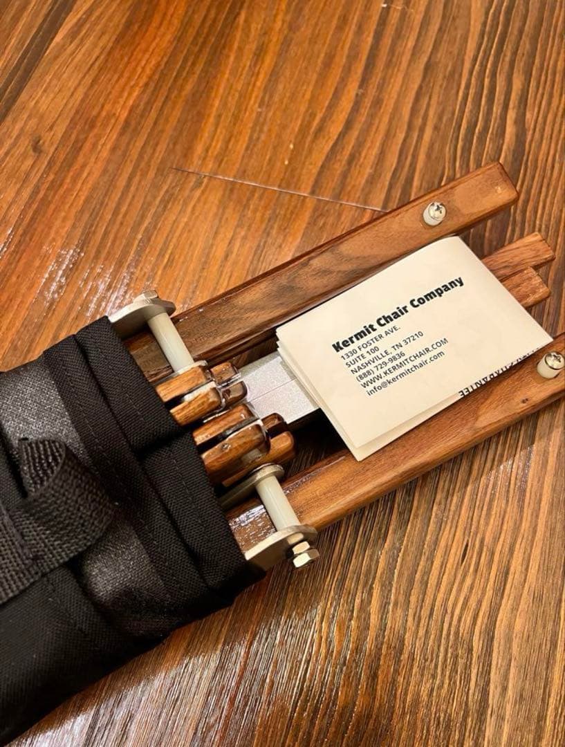 最終出品 カーミットチェア ウォルナット艶アリ カスタム多数 リトルコット付き