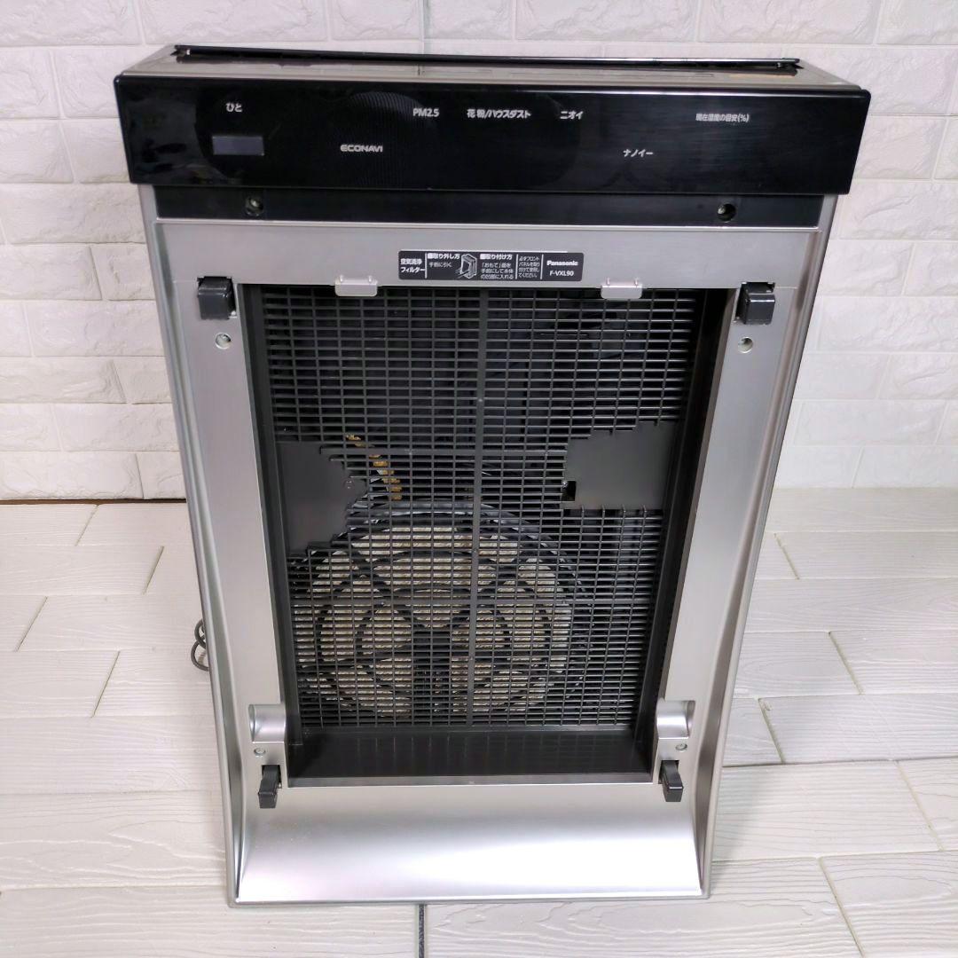 ◎美品◎　Panasonic 加湿空気清浄機 F-VXL90 木目調 ブラウン