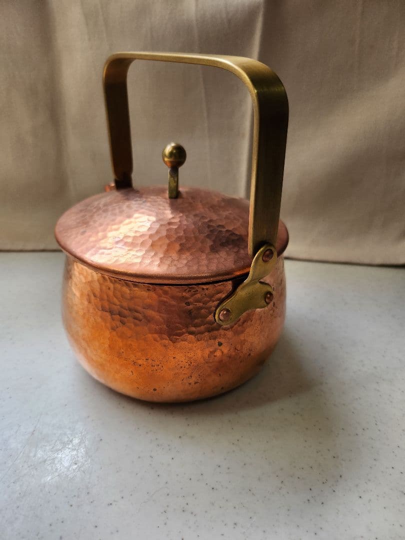 水野正美　ケトル　急須　銅
