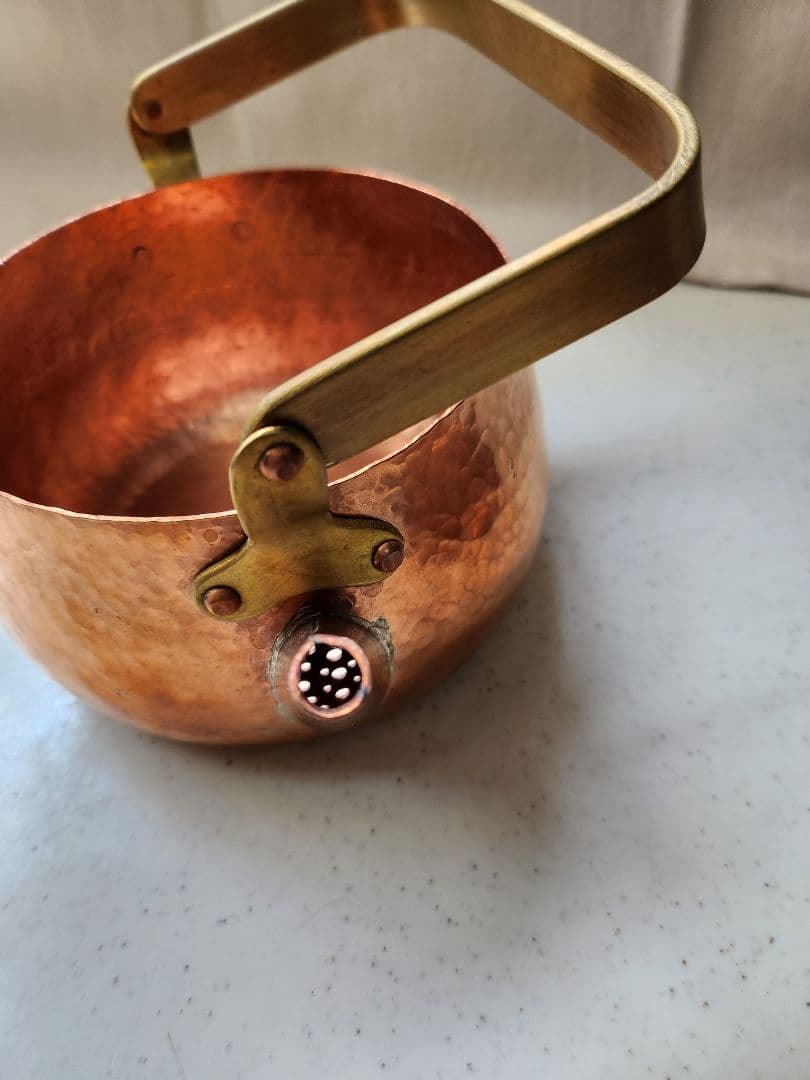 水野正美　ケトル　急須　銅