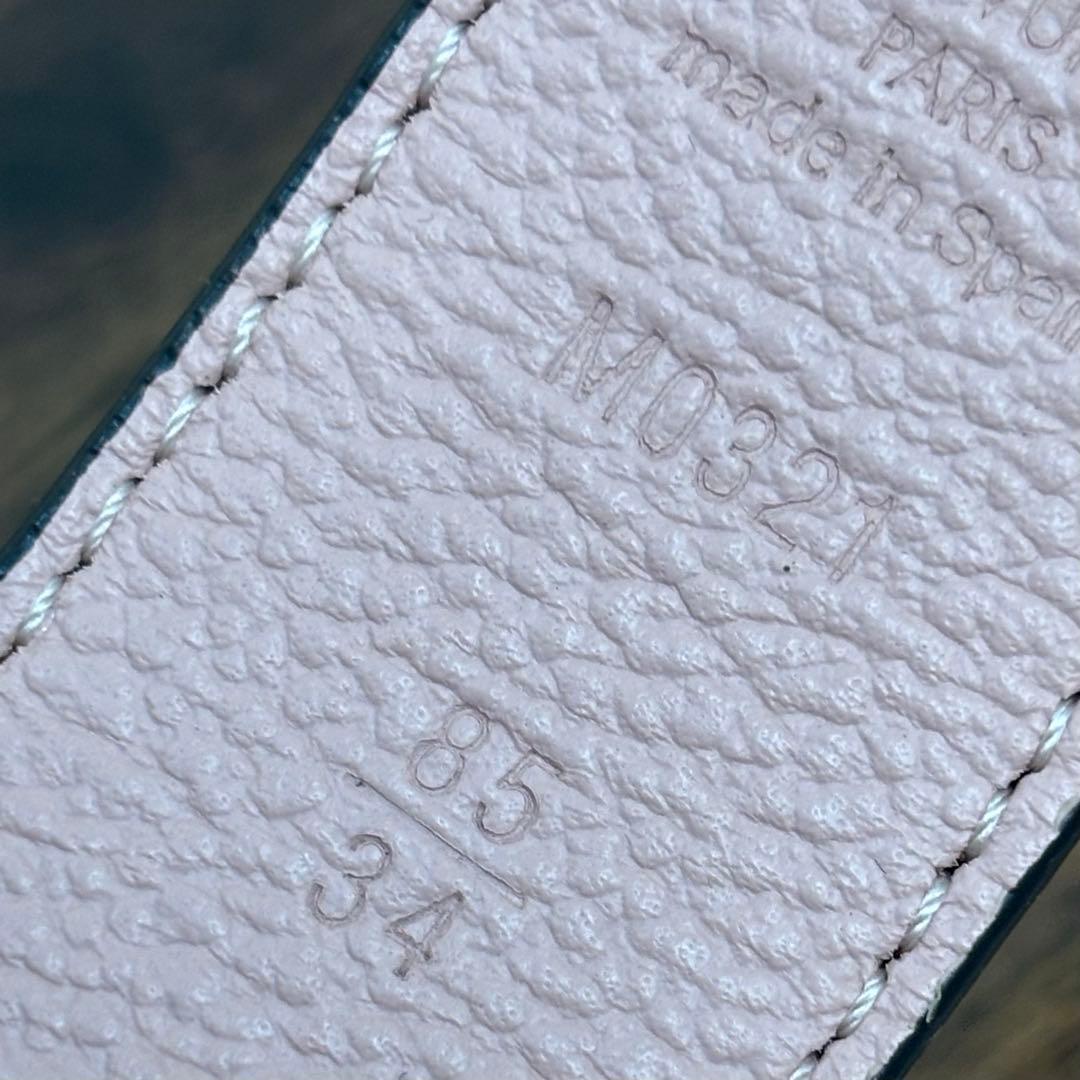 【極美品】ルイヴィトン サンチュールLV M0321 ベルトモノグラム85/34