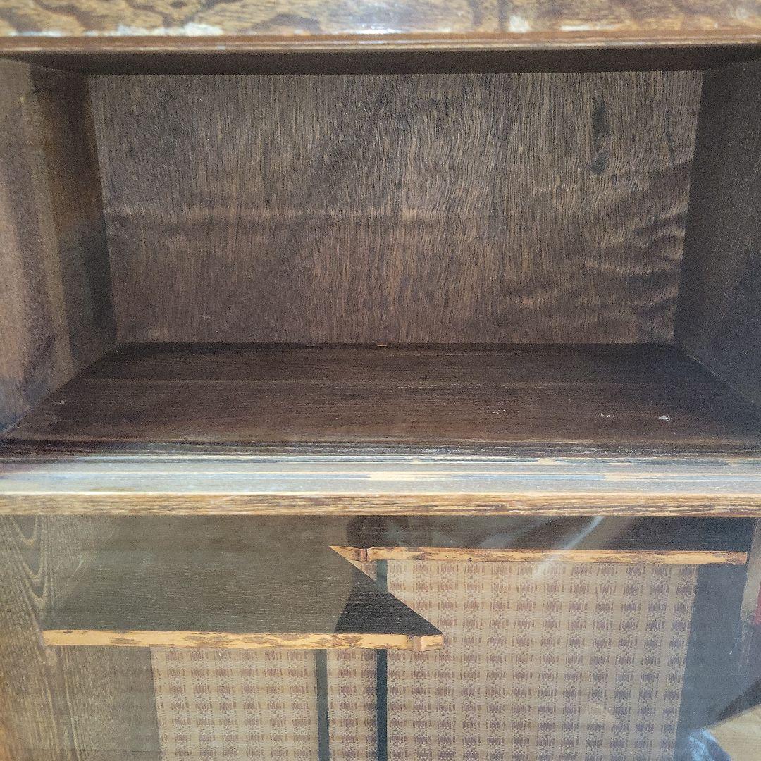 【昭和レトロ】茶箪笥 飾り彫り 古家具 アンティーク