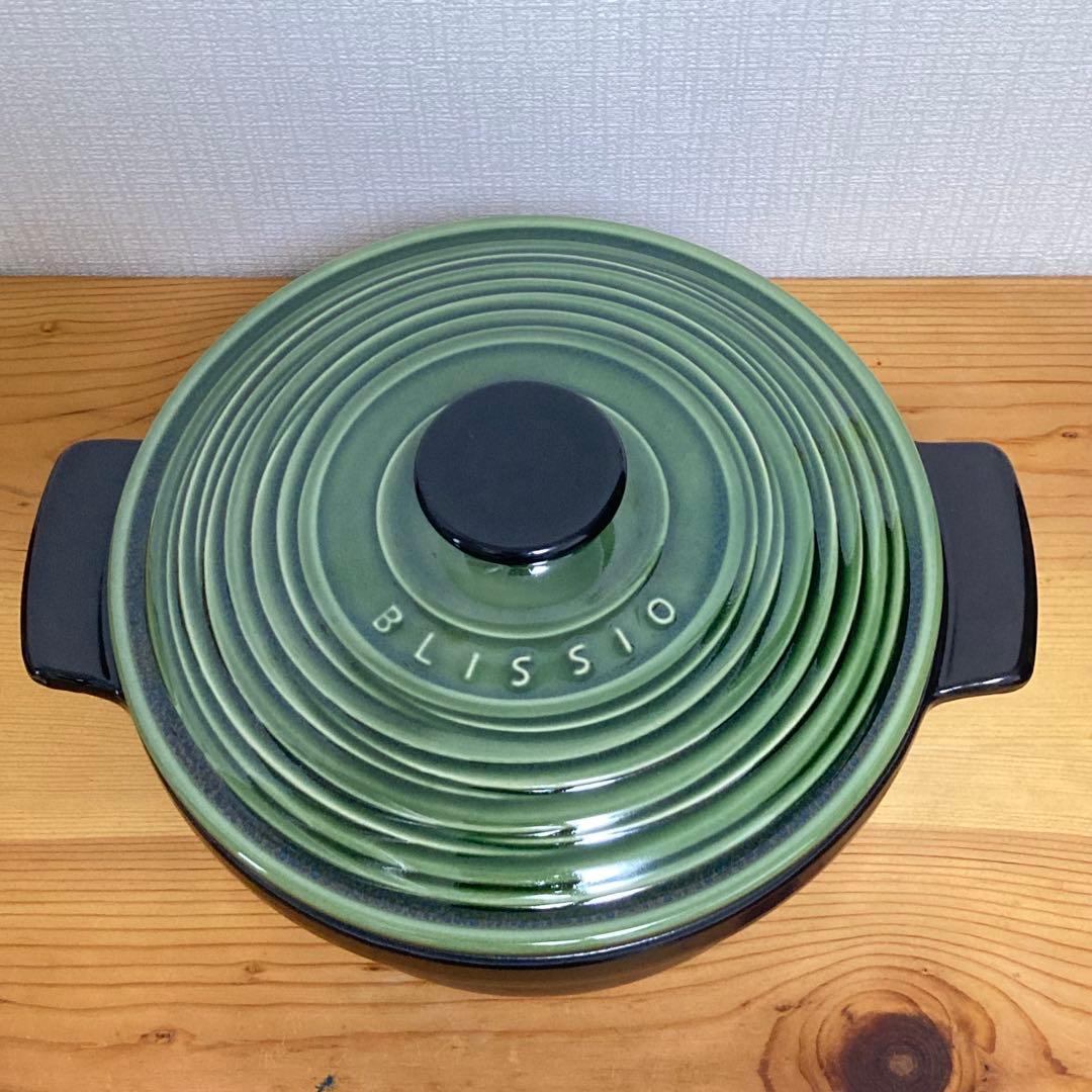萬古焼 銀峯　BLISSIO ブリシオ無水土鍋　24cm