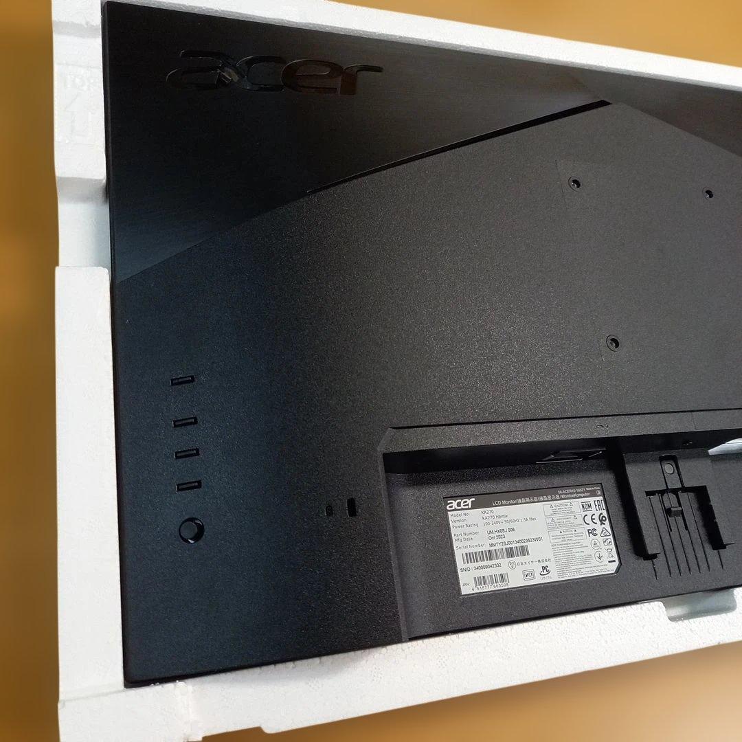 acer KA270 Hbmix ディスプレイ　PCモニター