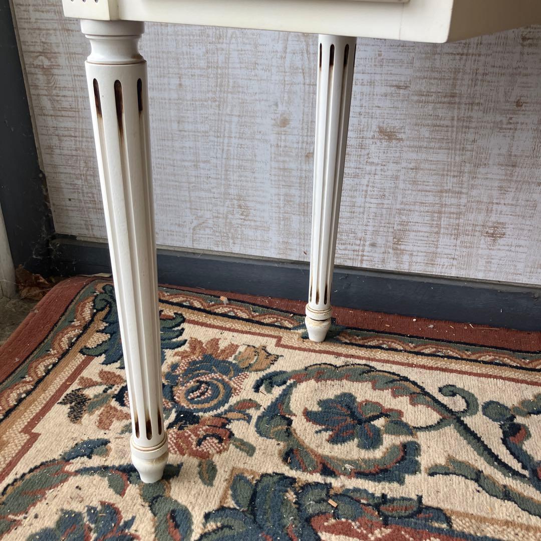 フランスベッド ロココ クラシカル 木製ドレッサー 化粧台 古家具 ビンテージ