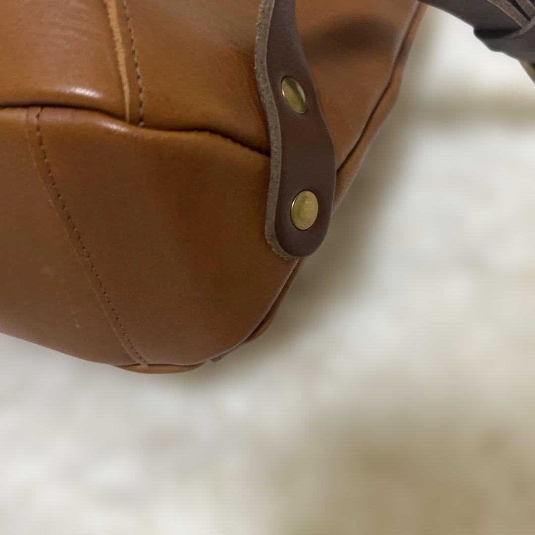 【極美品】クレドラン マルシェリュック ブラウン　レザー