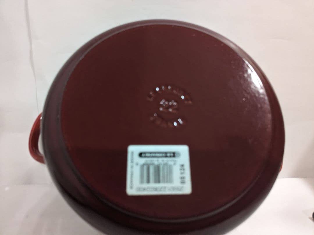 Le Creuset ル・クルーゼ 22cm　ココット　両手鍋　チェリーレッド