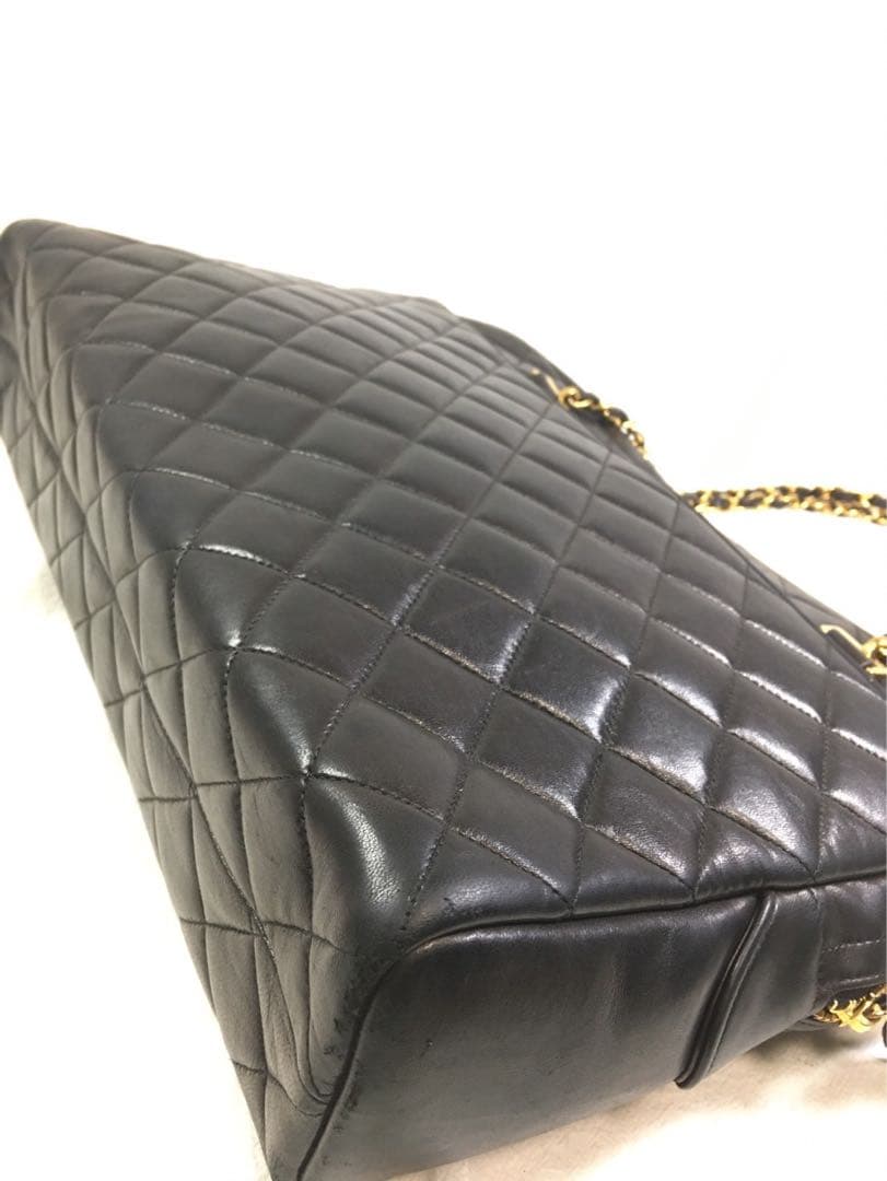 シャネル　ラムスキン　マトラセッセ　チェーン　ショルダーバッグ