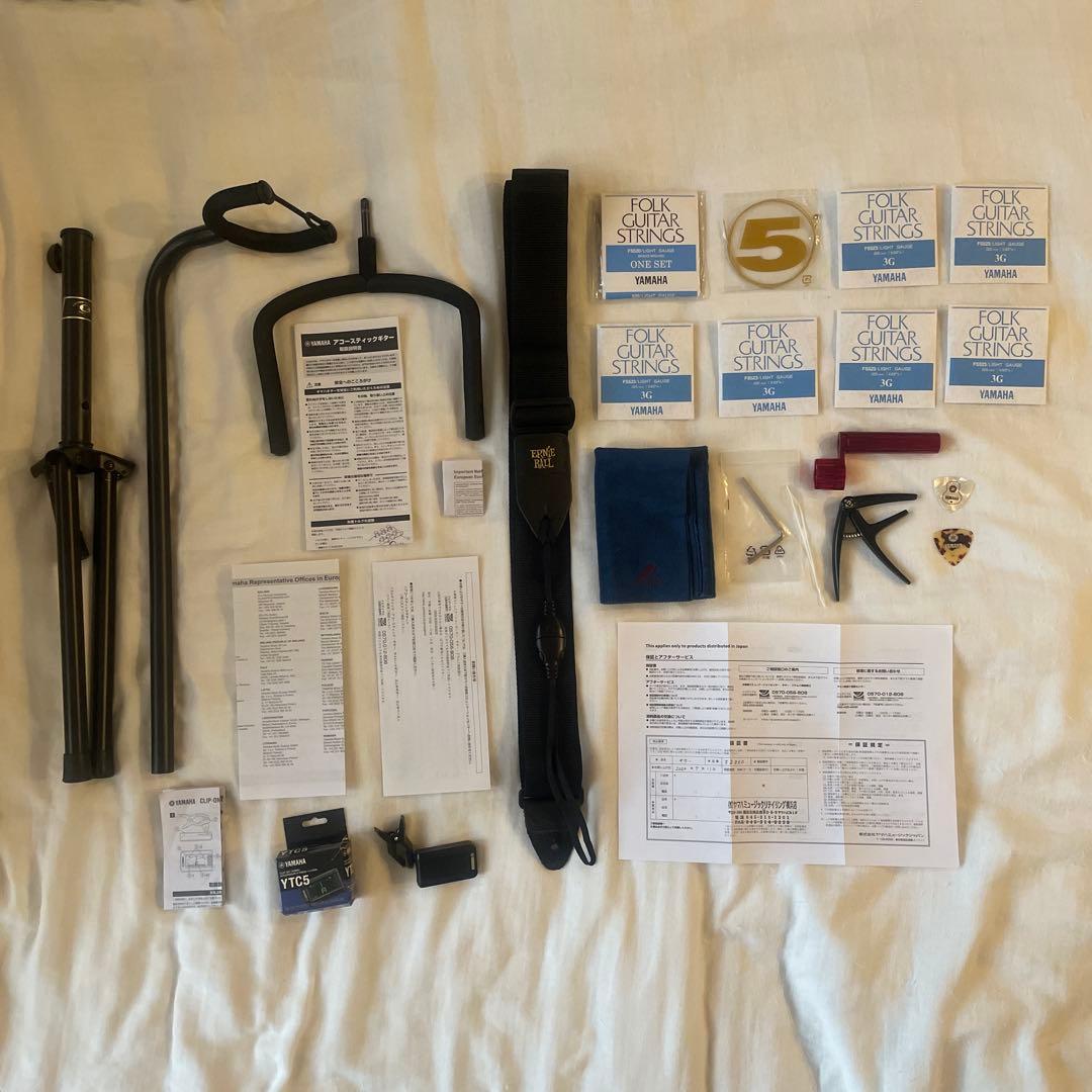 YAMAHA(ヤマハ)　アコースティックギター　FS820　初心者セット