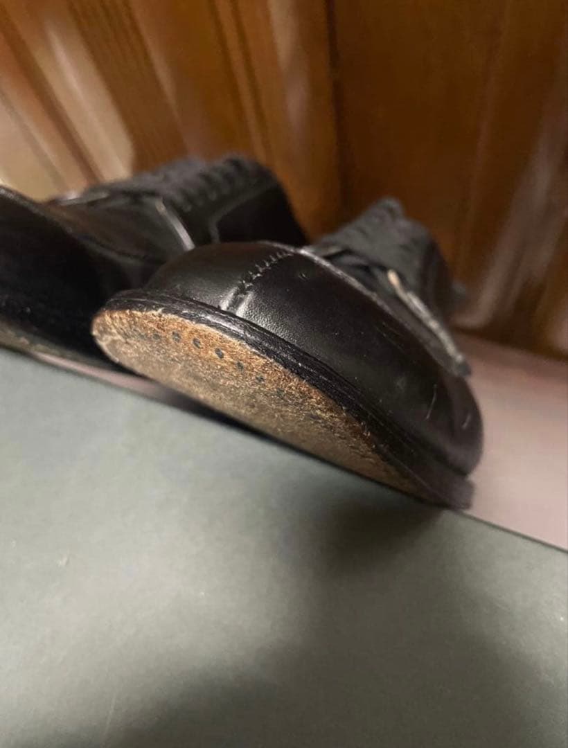 Alden オールデン Vチップ ブラックカーフ US7D BEAMS