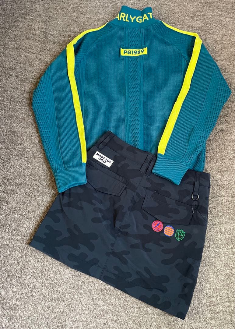 パーリーゲイツ　ゴルフ　ニット　セットアップ