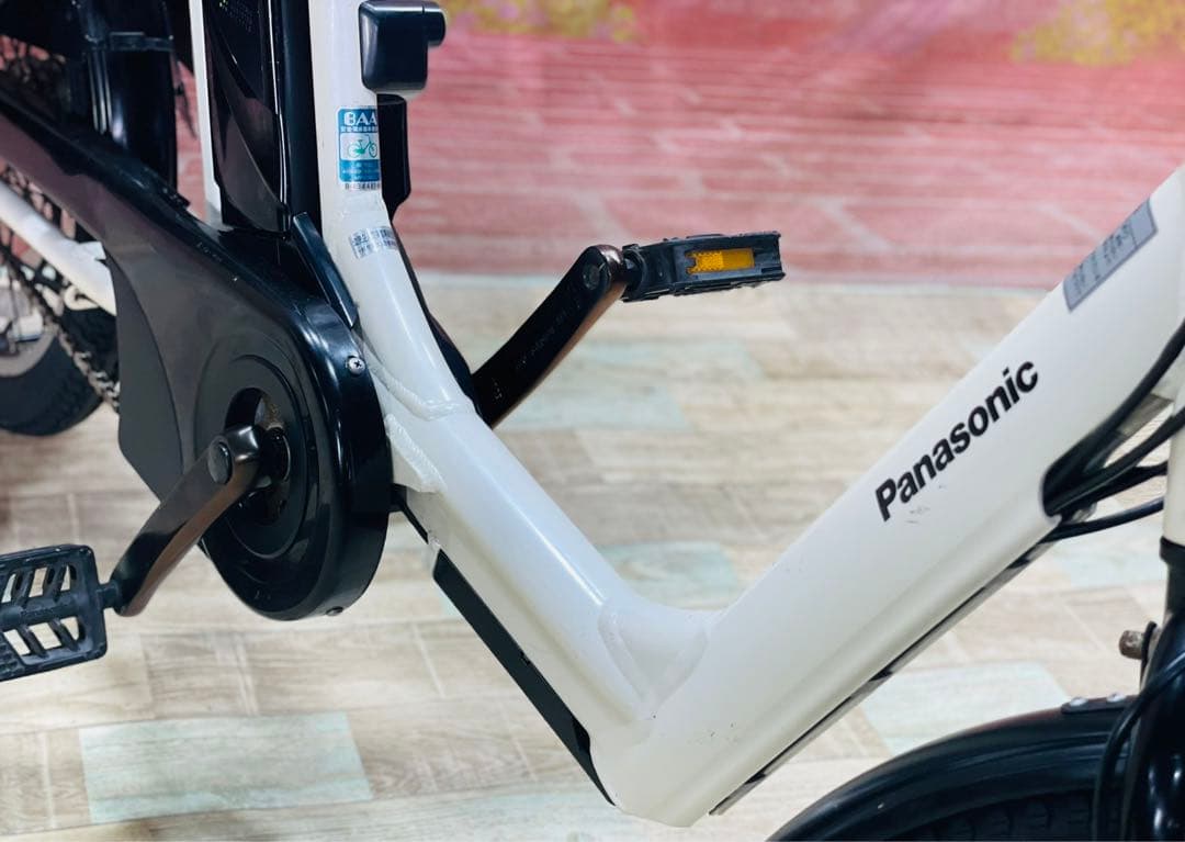 K2525 電動自転車パナソニック子供乗せ 20インチ 8.9Ah ホワイト