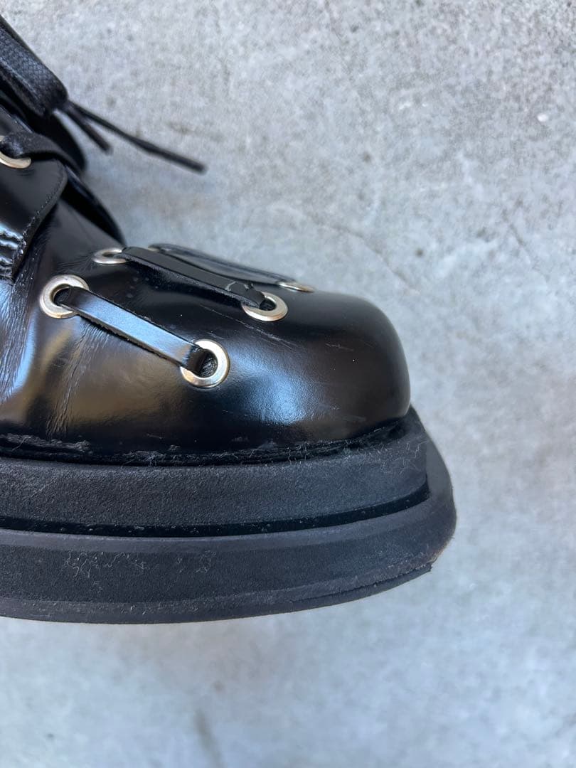 靴 Simone Rocha Heart Toe Derby Black 42