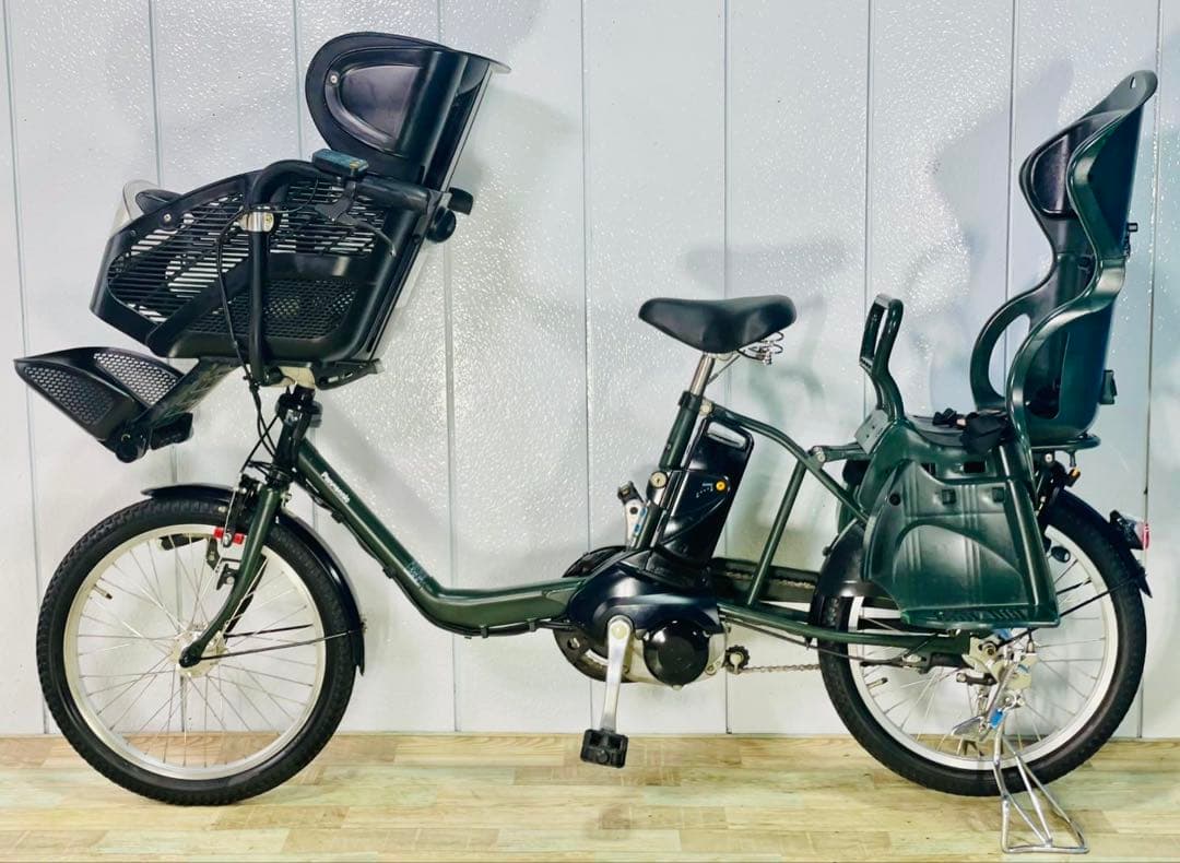 2962パナソニック13.2アンペア　3人乗り対応子供乗せ　電動アシスト自転車