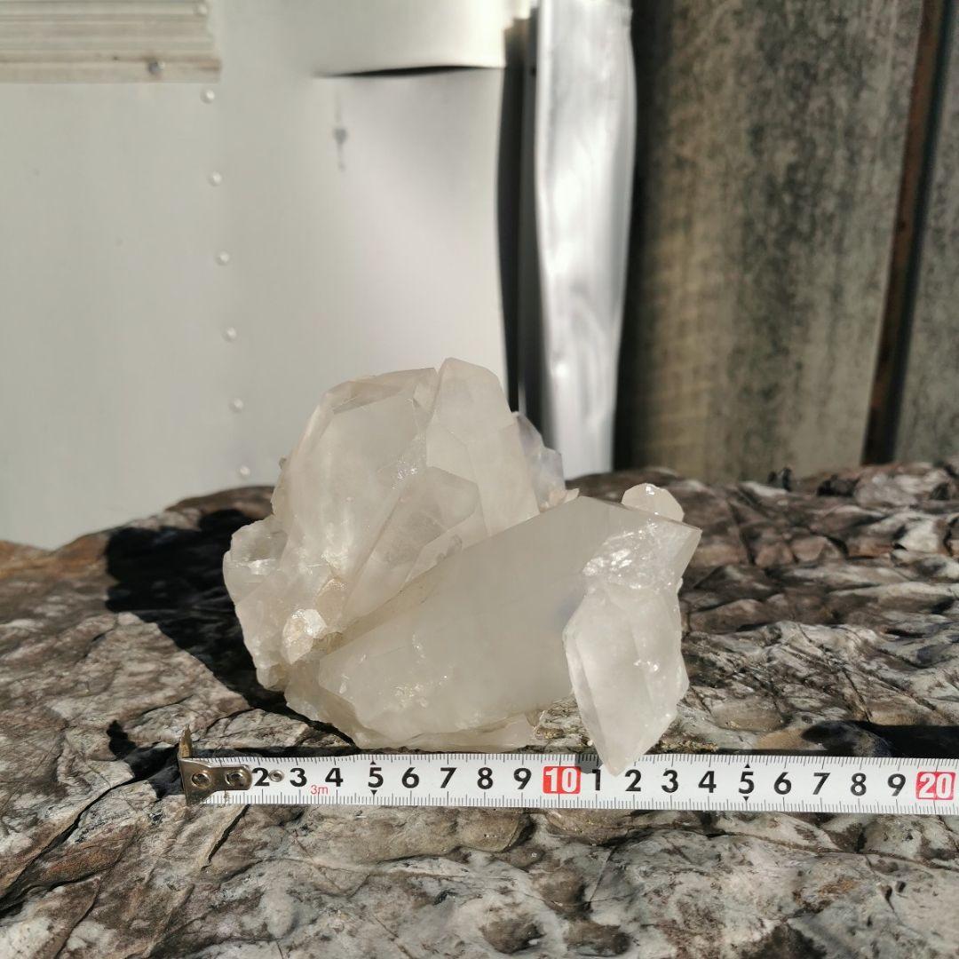 水晶クラスター　2.8キロ　鑑賞石　石　置物　オブジェ　インテリア