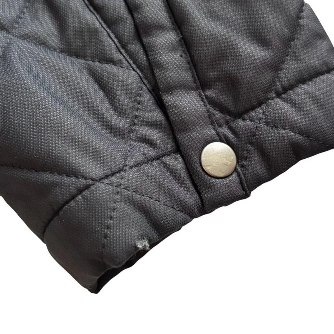 BURBERRY バーバリーゴルフ キルティングジャケット 黒 ステンカラー