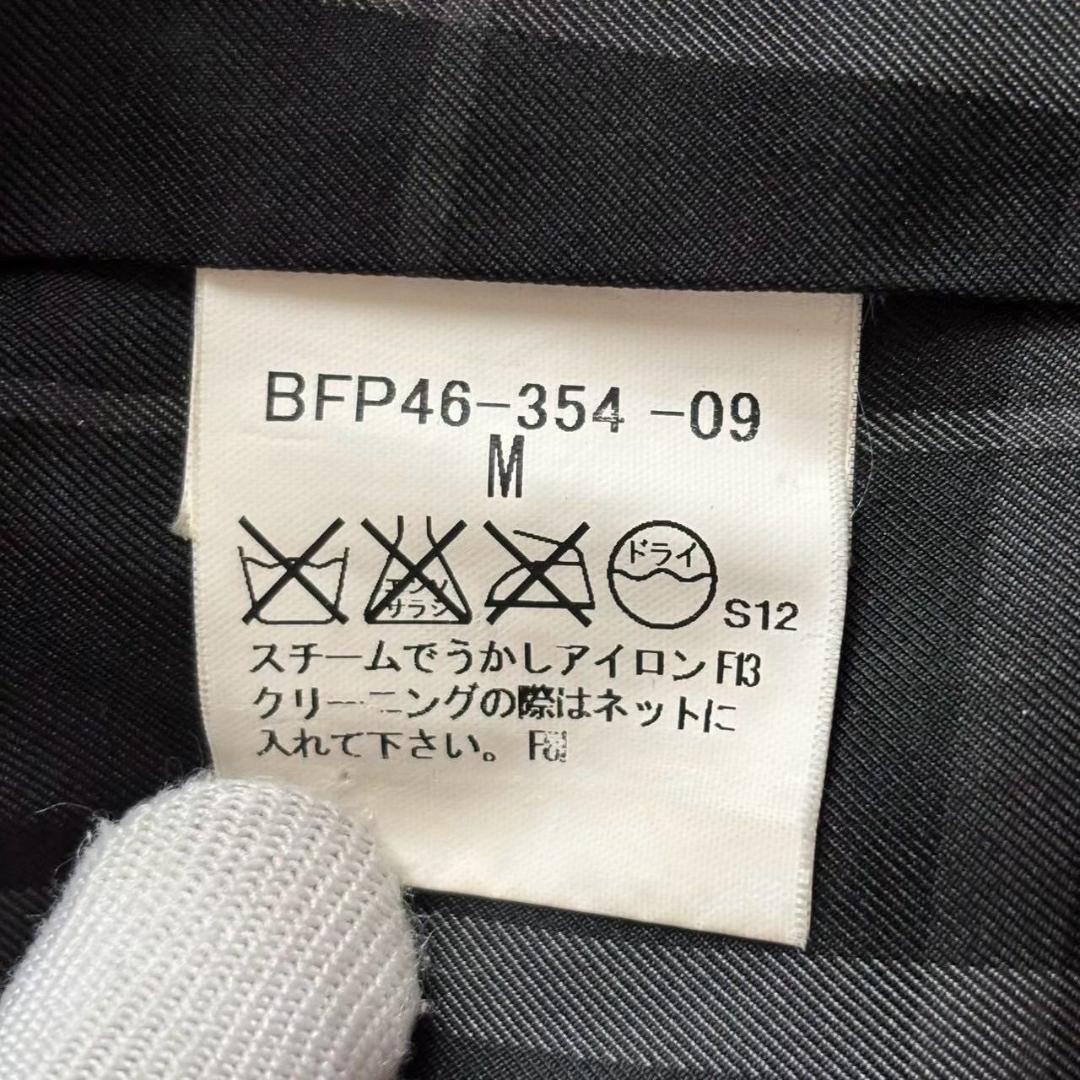 BURBERRY バーバリーゴルフ キルティングジャケット 黒 ステンカラー