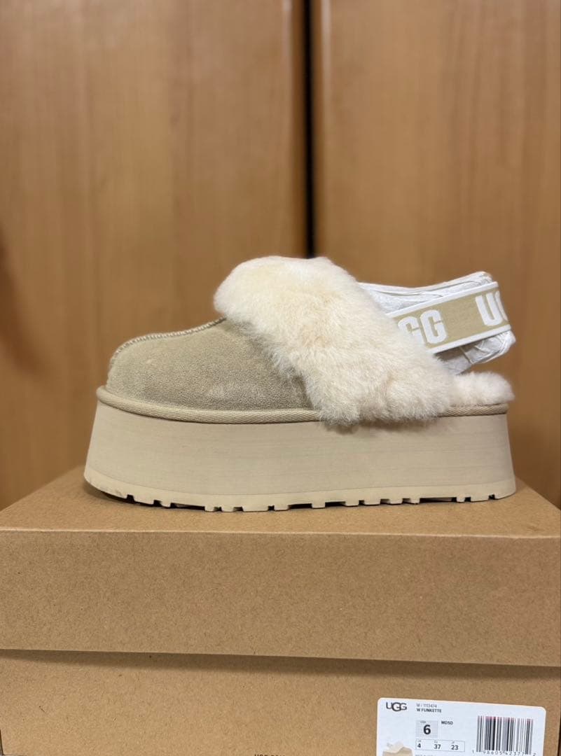 UGG ファンケット　マスタードシード　23cm ムートンブーツ　新品未使用