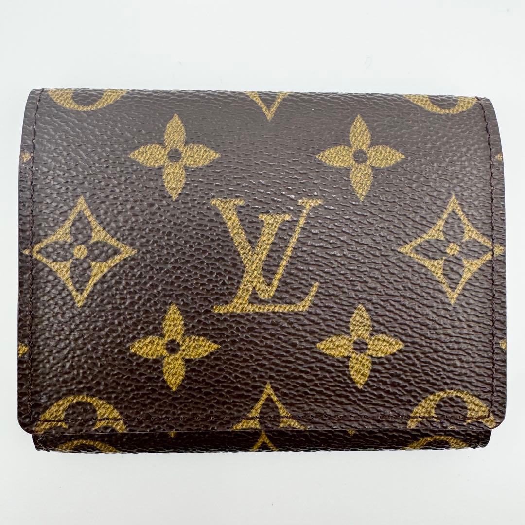 美品 ルイヴィトン アンヴェロップ カルト ドゥヴィジット モノグラム 名刺入れ