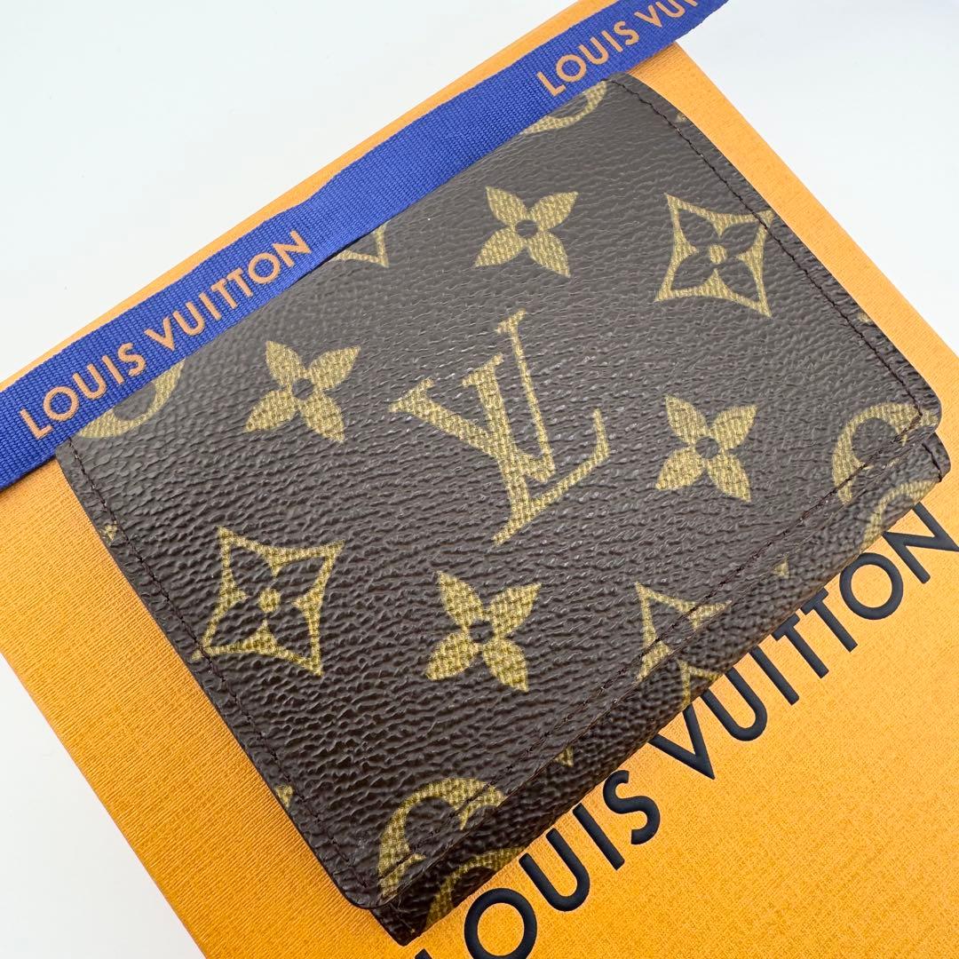 美品 ルイヴィトン アンヴェロップ カルト ドゥヴィジット モノグラム 名刺入れ