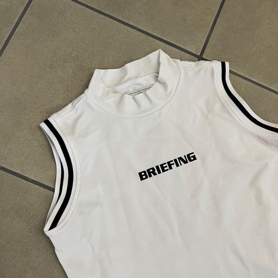 BRIEFING ブリーフィング　タンクトップ　ノースリーブ　ハイネック　ロゴ
