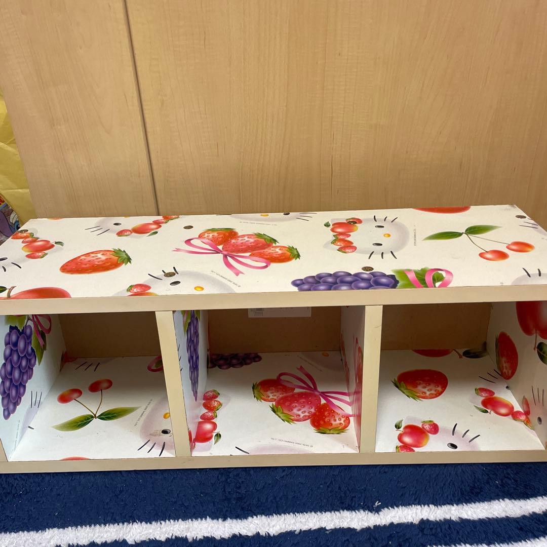 ハローキティ フルーツデザイン 収納棚