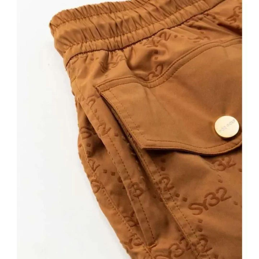 SY32 SYG FLOCKY STRETCH SKIRT ゴルフ　ブラック　M