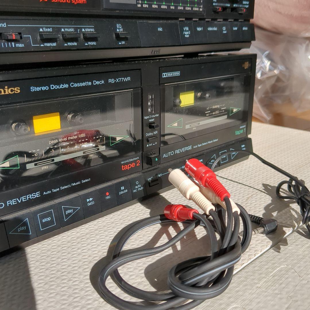 Technics オーディオ 　昭和60年代後半　レトロ　松下電器産業株式会社