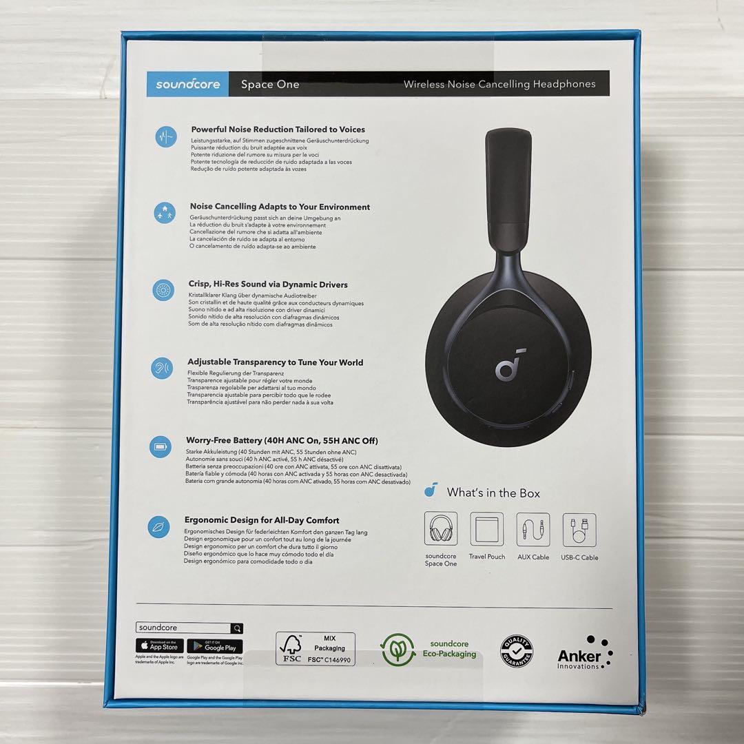 【新品未開封】Anker Soundcore Space One ヘッドホン