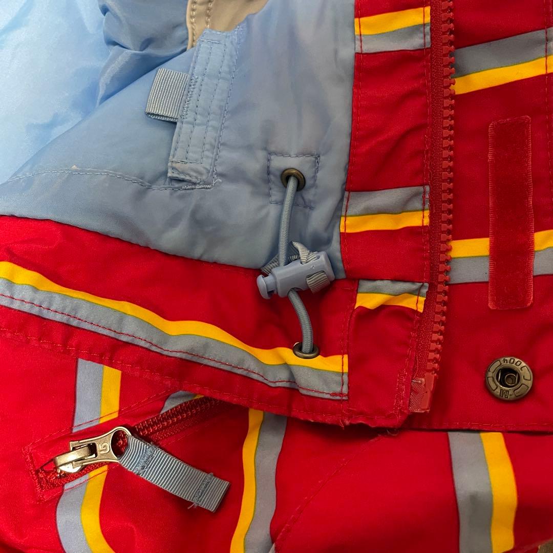 Burtonバートンスキーウェアスノーボードジャケットパーカーフード付き赤レッド