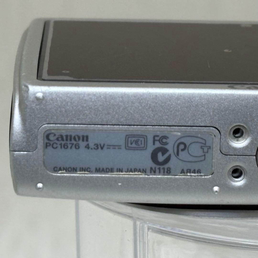 Canon IXY 600F PC1676 充電器 説明書　コンデジ　動作品