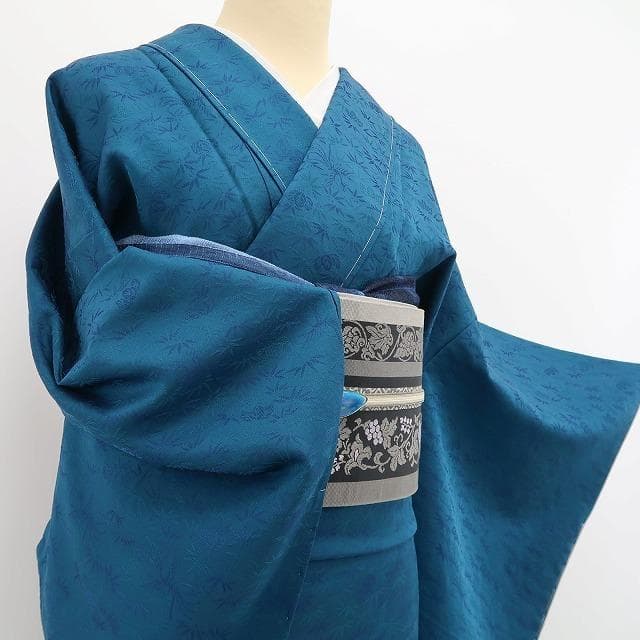 BR 新品 単衣 BANKAN 正絹 仕付け糸付 色無地 5469