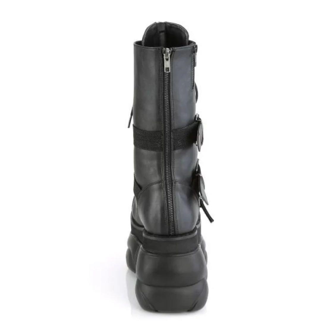 新品未使用⭐️Demonia デモニア 厚底ブーツ 黒24cm M6