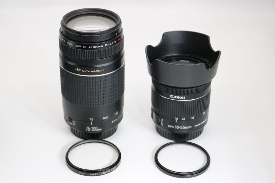 ボディ新品級 【Canon EOS Kiss X10 ダブルレンズセット】