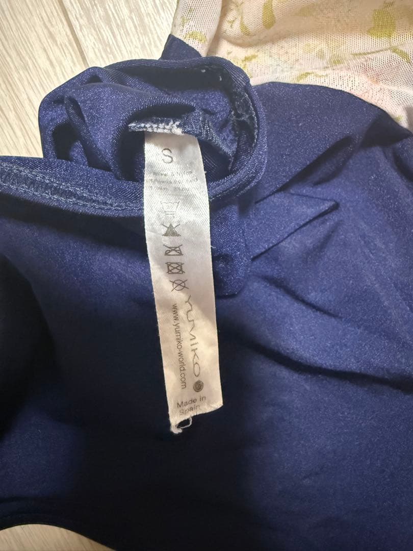 yumiko バレエ レオタード ネイビー ユミコ　Sサイズ