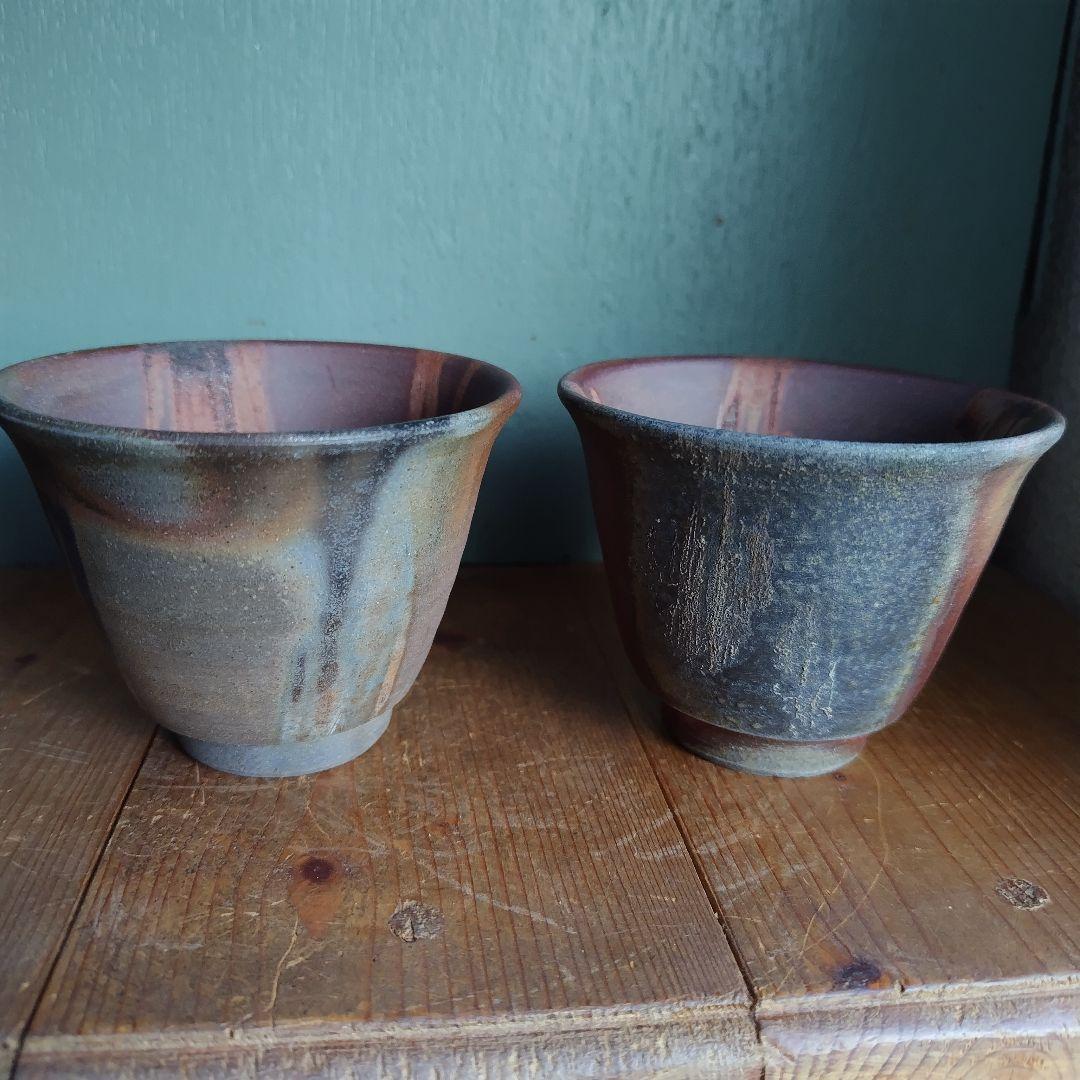 専用出品　備前焼　松本篤治　急須＆湯呑みセット　煎茶　茶器　岡山　伝統工芸士宝瓶