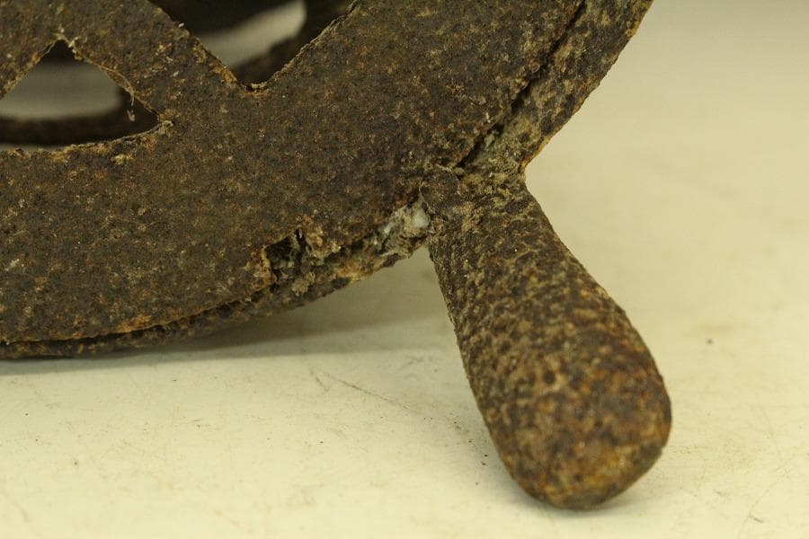 吊り灯籠 時代 詫び寂 鉄灯籠 高28cm 庭道具(LC623)