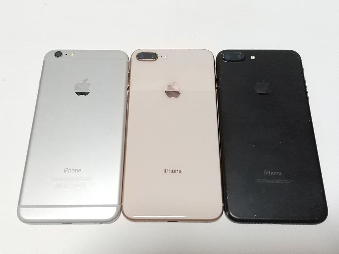 iPhone 6, 7, 8 Plus 3台セット ジャンク
