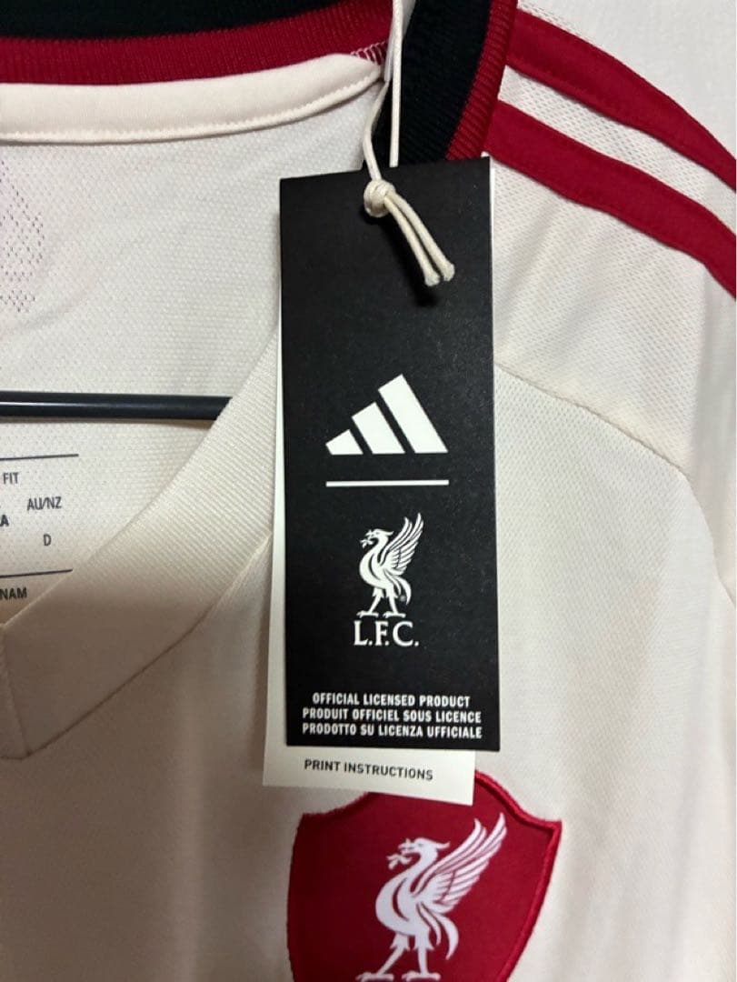 リバプール 長袖 ユニフォーム 25-26 アウェイ 3XL アディダス 新品
