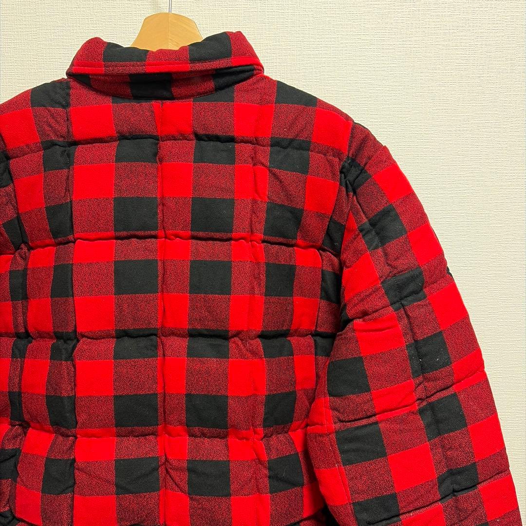 ボーイズマーケット別注クレセントダウンバッファローチェック未使用品　XXL