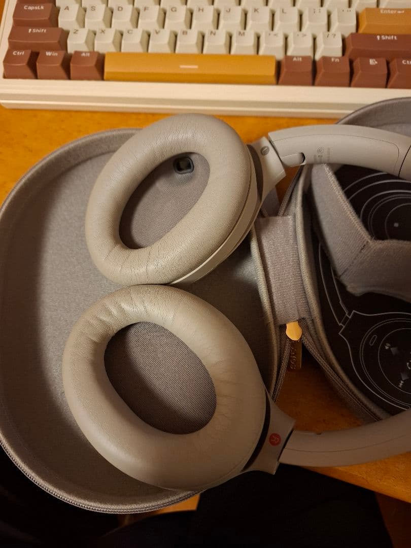 SONY WH-1000XM4 ワイヤレスヘッドホン グレー ケース付き