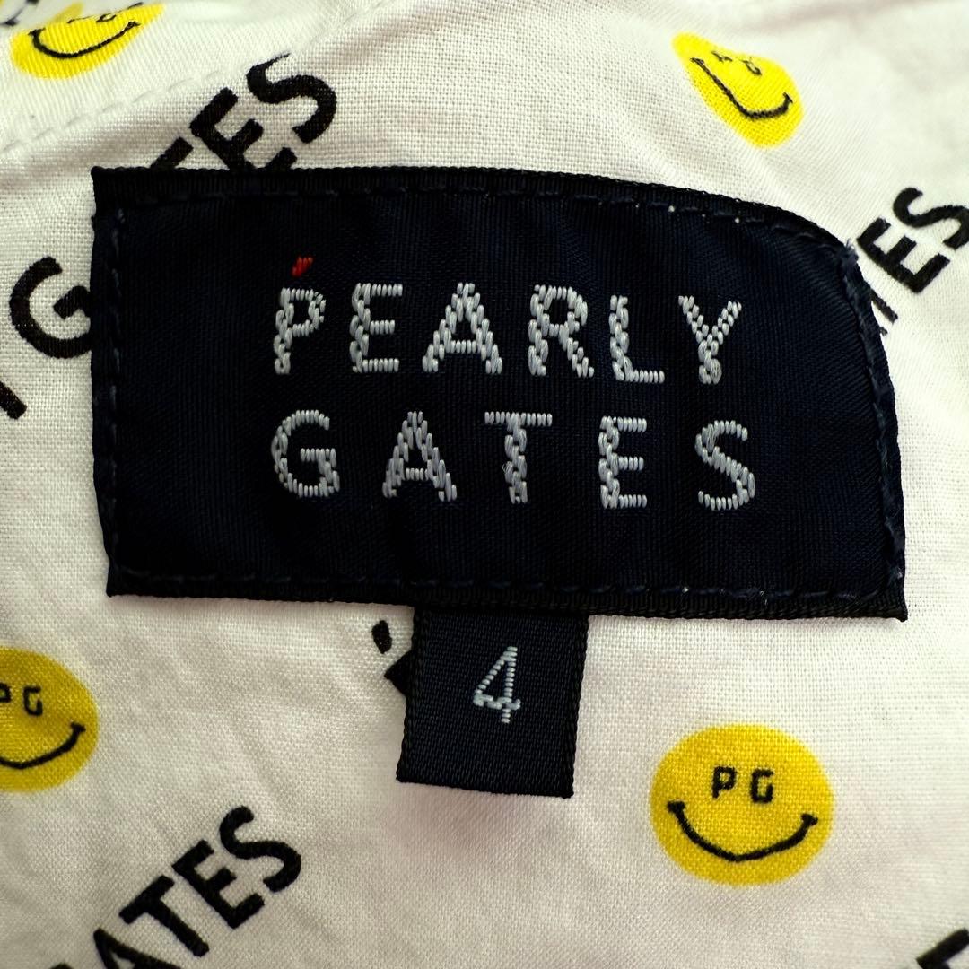 パーリーゲイツ　パンツ　4 M〜L相当　白　ホワイト　ストレッチ素材　ゴルフ