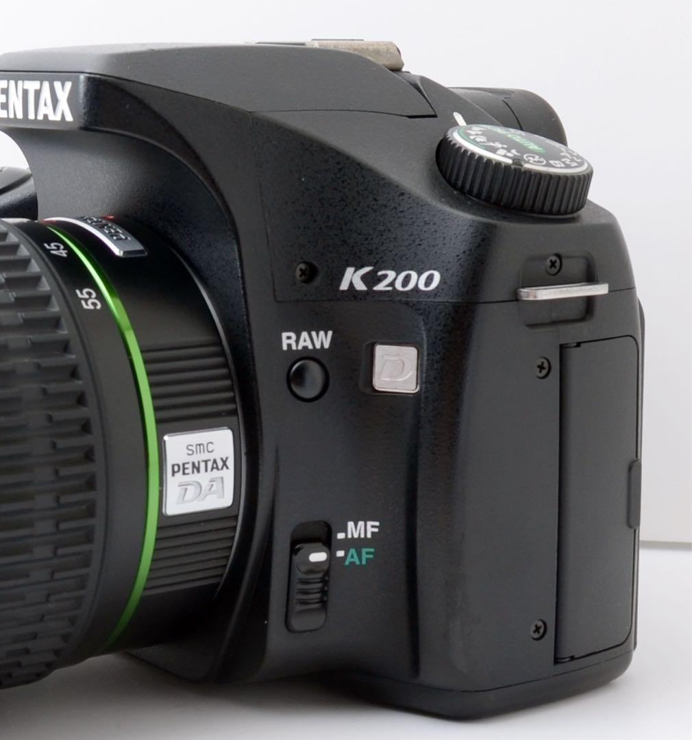 S数少！PENTAX K200D★転送OK★Wズームレンズキット