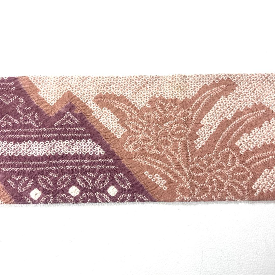 専用帯4737 ●藤娘きぬたや謹製 高級 正絹 絞り 名古屋仕立て 名古屋帯